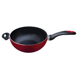 Di Antonio Rosso Wok 300mm w Soft Touch Handle Di Antonio Rosso Wok 300mm w Soft Touch Handle